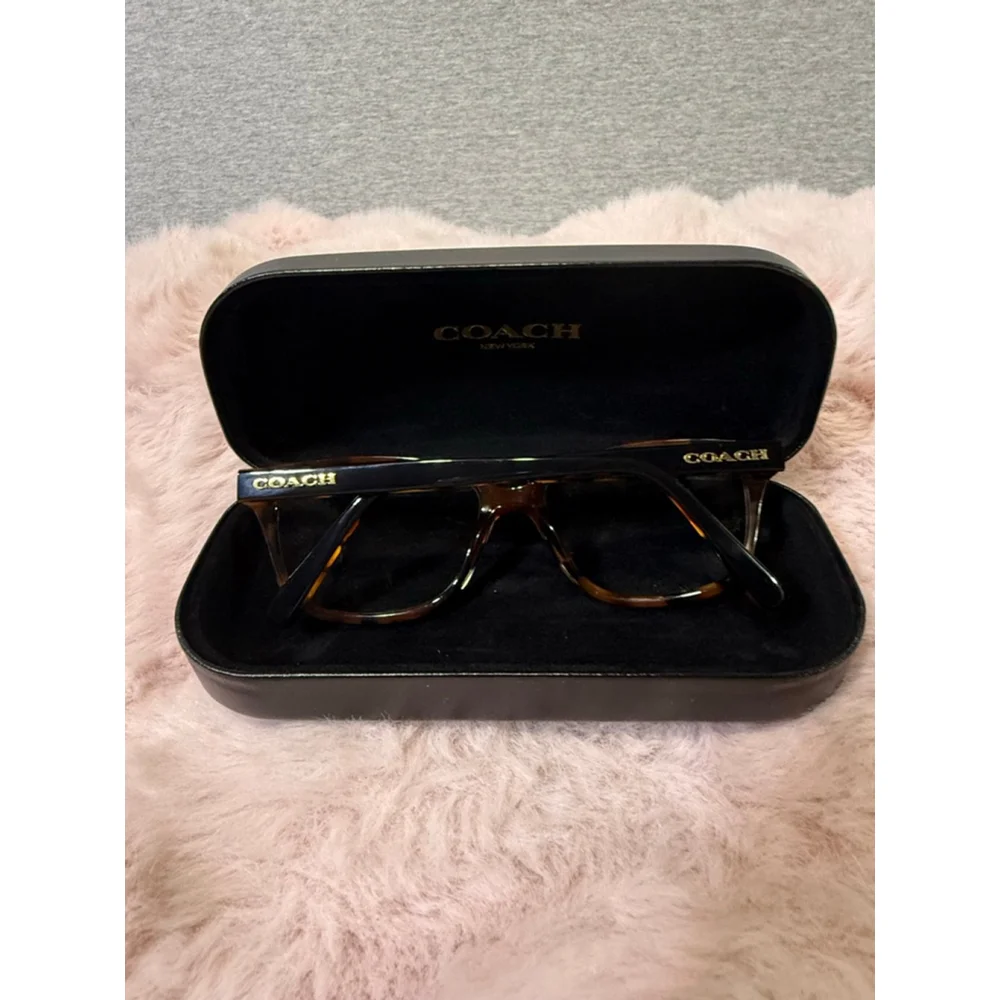 Women's Coach Eyeglasses Brown Tortoise Size 54-16-140